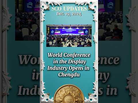 World Conference on Innovation and Development in the Display Industry 【 SCO UPDATES 】#上合组织 #ШОС