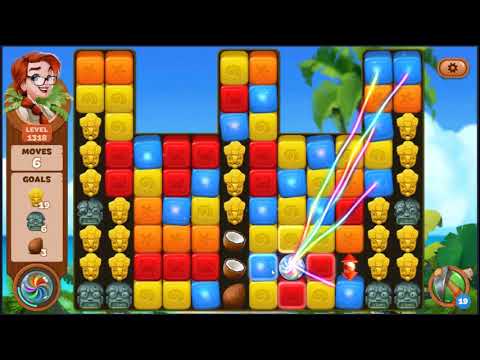 Lost Island Blast Adventure Level 1318 - NO BOOSTERS 🏝️ | SKILLGAMING ✔️