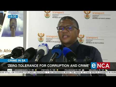 Zero tolerance for crime and corruption