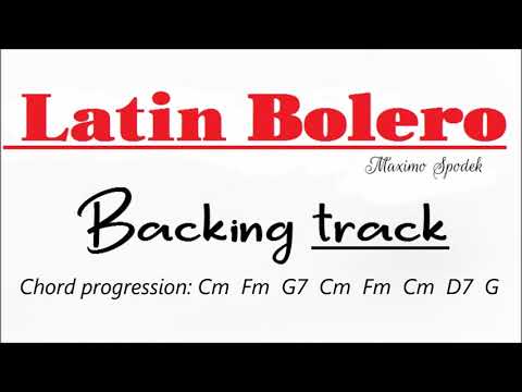 Jam Track - Bolero En Do Menor Backing Track