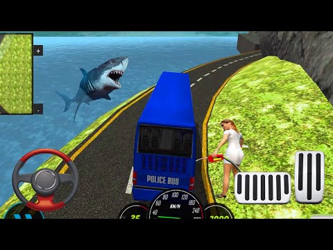 US Police off-road Coach Bus Mountain Driving Simulator New Best Android Gameplay - MRG