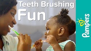 Baby Activities for Brushing Teeth: 3 Ways to Make Brushing Fun | Pampers