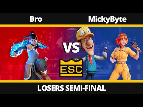 NASB at ESC 20 - Losers Semi-Final - Bro (Korra) Vs. MickyByte (Hugh Neutron, April O'Neil) – EU