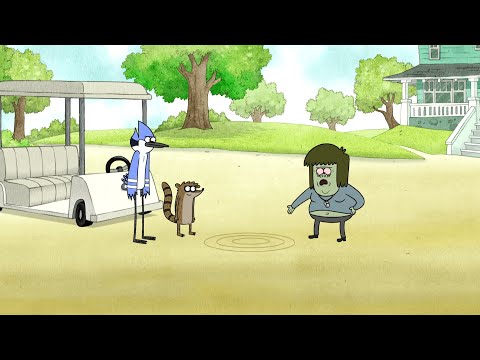 Regular Show - Muscle Man Trains Mordecai And Rigby To Spin Donuts