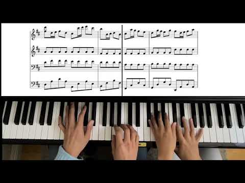 Canon in D Major Duet 4 Hands Piano Duo - Johann Pachelbel