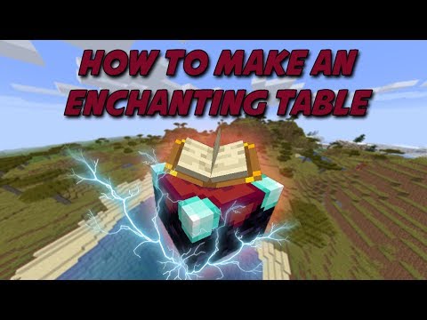 Hoviking - Minecraft How To Make An Enchanting Table - And Level 30 Enchant!