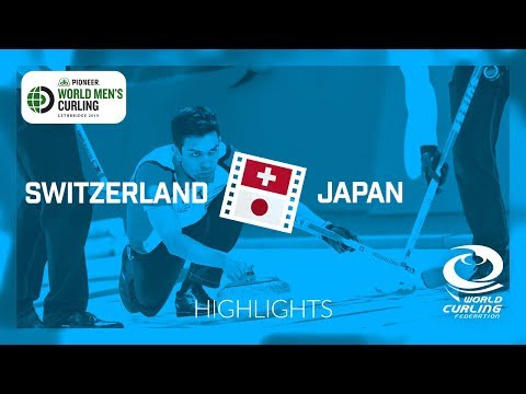HIGHLIGHTS: Switzerland v Japan - Pioneer Hi-Bred World Men's Curling Championship 2019