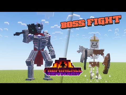 【 Minecraft - Prominence II Online 】Boss Fight - Returning Knight & Old Champion's Remains