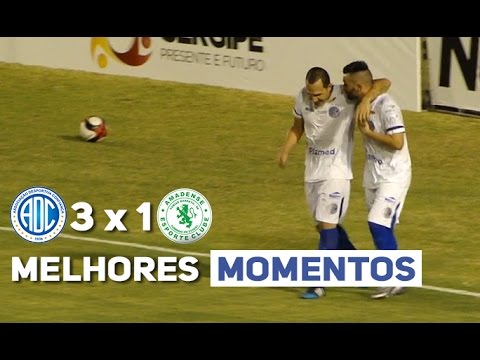 Confiança 3 x 1 Amadense | MELHORES MOMENTOS | Sergipão (02/03/2017)