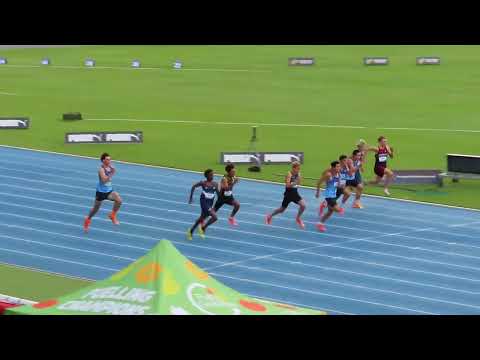 100m U14 Men Final, 2025 Australian Athletic Championships, Perth 4/04/2025