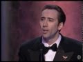 Nicolas Cage winning Best Actor