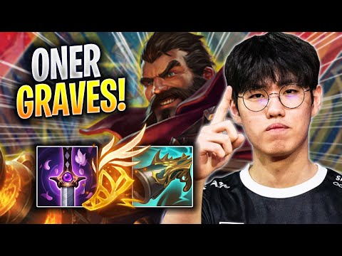 ONER TRIES GRAVES WITH NEW ITEMS! - T1 Oner Plays Graves JUNGLE vs Kindred! | Season 2023