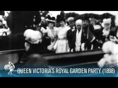 Queen Victoria Arrives at a Royal Garden Party (1898) | British Pathé