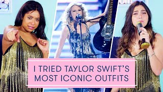 I Tried Taylor Swift&#39;s Most Iconic Outfits | The Dressing Room Challenge