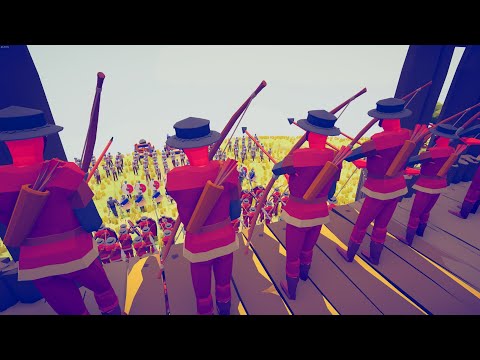 150x ENGLISH SOLDIER SIEGE ENEMY CASTLE - Totally Accurate Battle Simulator TABS