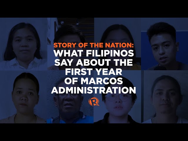 [WATCH] #StoryOfTheNation: What do Filipinos say about the first year of the Marcos administration?