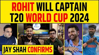 🔴BREAKING: ROHIT TO LEAD INDIA IN T20 WC JAY SH