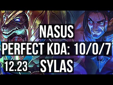 NASUS vs SYLAS (MID) | 10/0/7, Legendary | EUW Master | 12.23