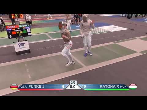 Budapest 2021 SWS - L32 - Funke GER v Katona HUN
