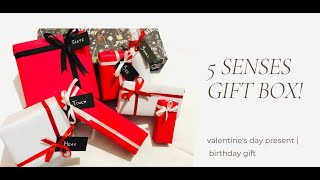 5 sense gift box | birthday gift | raksha Bandhan gift idea