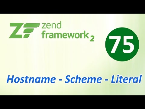 Tự học Zend Framework Bài 75 Hostname Scheme Literal