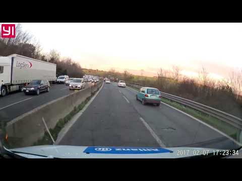 Incidente SS 148 (Pontina) dir Pomezia 07/02/2017