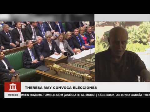 Theresa May busca tener mayor legitimidad para el Brexit.