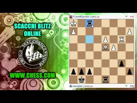 SCACCHI Partite Online 6 - Chess.com - 10 Minuti - Doppio alle torri, Matto del Corridoio