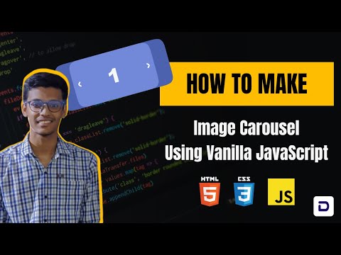 How To Make An Image Carousel Using Html Css Javascript Image Carousel Vanilla Javascript