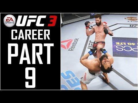 EA Sports UFC 3 - Career - Let's Play - Part 9 - "Neck-Snapping Front Kick" | DanQ8000
