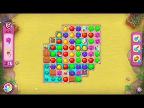 🎯 Gardenscapes 2255 Challenge Level - 18 moves + 💥💥🧨💣