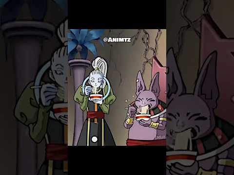 Champa taste first time Earth's Food #beerus #champa #goku #vegeta #dbs #db #shorts