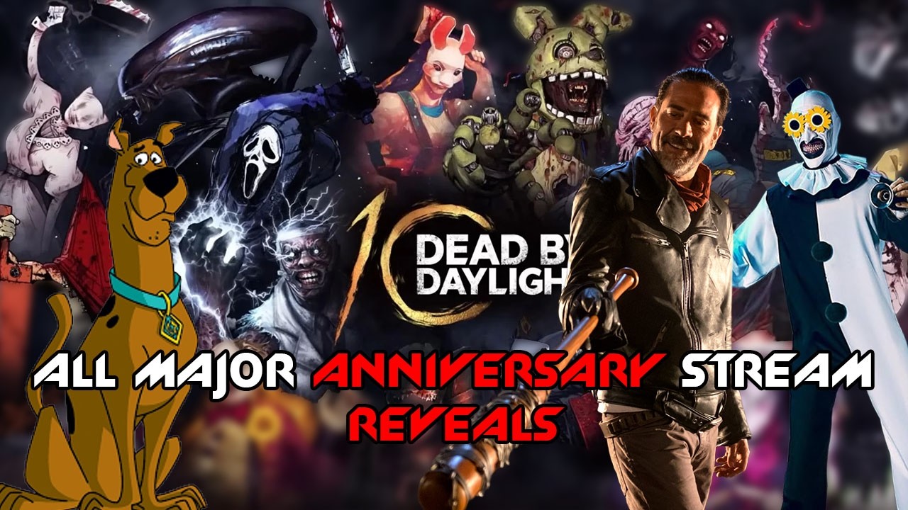 ALL MAJOR DBD ANNOUNCEMENTS FROM THE 10th ANNIVERSARY STREAM (ART, MODDING, TWD, SCOOBY DOO)