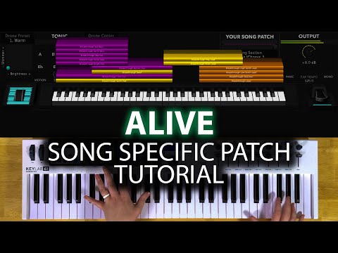 Alive MainStage patch keyboard tutorial- Hillsong Young & Free