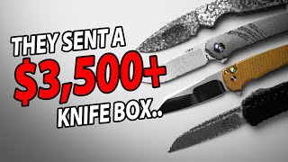 Unboxing a Mystery Package Full of Knives... | Valued at Over $3500?!