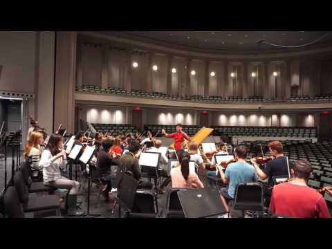 Mozart piano concerto no 18 dress rehearsal part 1