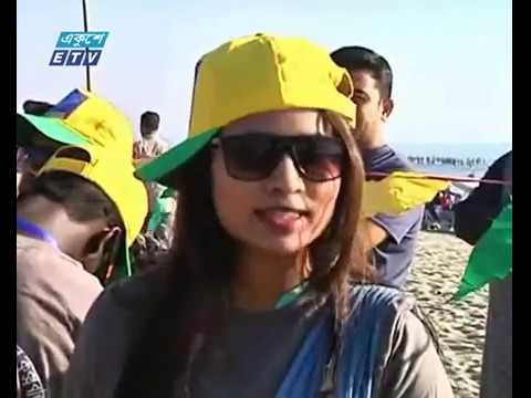 কক্সবাজারে বর্ণিল ঘুড্ডি উৎসব