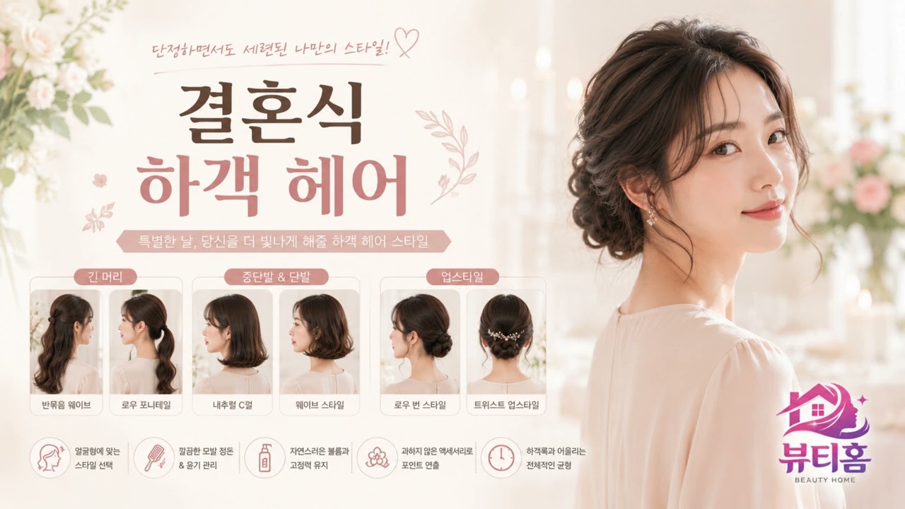 결혼식 하객 헤어