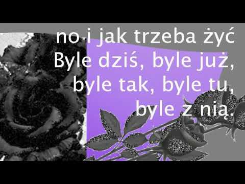 Byle dziś, byle z nią   Czerwone Gitary + tekst karaoke piosenka śpiew