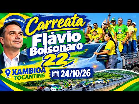 24/10/26 RESUMO DA CARREATA DO FLÁVIO BOLSONARO 22, XAMBIOÁ TOCANTINS MAIS DE 40 MINUTOS !