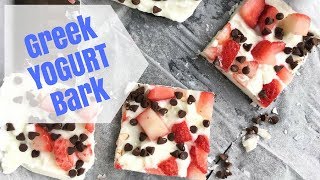 Healthy Snack - Greek Yogurt Bark