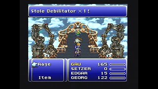 SNES Final Fantasy III/VI - NMLLG (27) Boss Cranes (with Thunder Rod, Debilitator stolen)