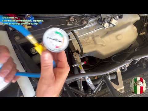 Alfa Romeo 4C Recarga del aire acondicionado y lo que necesitas conocer del gas 1234yf