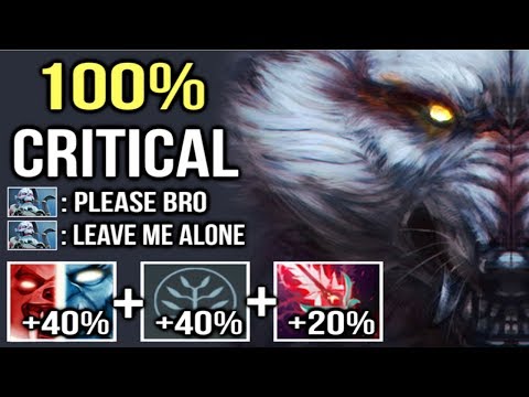 GENIUS 100% CRIT CHANCE 7.21 Lycan New Cancer Build Bloodthorn by Sneyking SICK GAME Dota 2