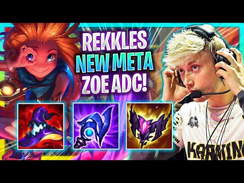 REKKLES IS A GOD WITH ZOE NEW META ADC! | FNC Rekkles Plays Zoe ADC vs Jhin! | Preseason 2023