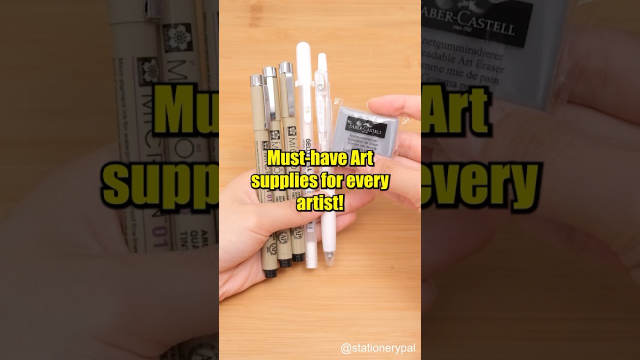 Must-have Art Supplies for Every Artist! #shorts