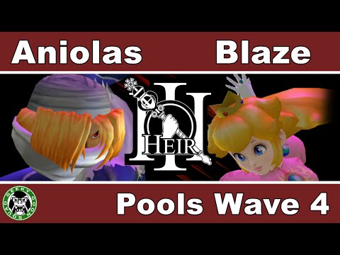 Heir 3 - Blaze (Peach) Vs. Aniolas (Sheik) - Pools Wave D - Melee Singles