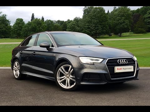 GJ18DTK AUDI A3 TFSI S LINE GREY 2018, Bradford Audi