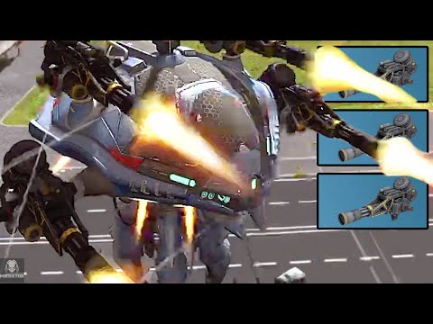 Noden Quad Machine Gun Obliterating With 5.8 Million Damage - Alien Titan Cannot Be KILLED | WR
