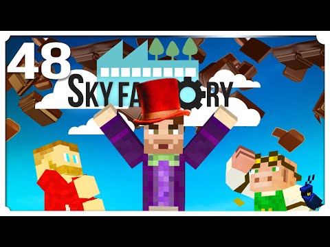 Ash's Chocolate Emporium! - Minecraft: Sky Factory #48 [Sky Factory 4 modpack]